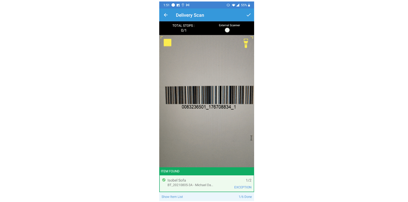 Barcode scanning condition capture - nuVizz